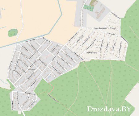 Карта Дроздово
