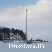 Базовую станцию мобильной связи установили на кладбище в Дроздово.
